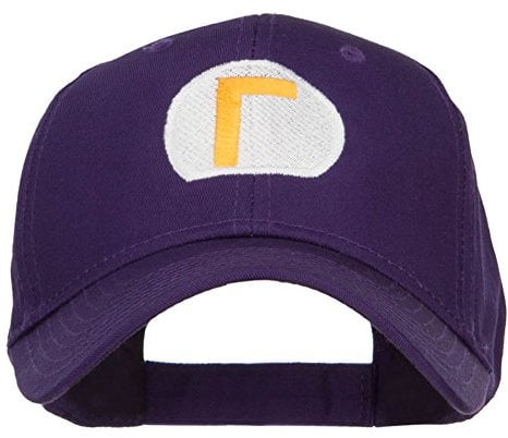 e4Hats.com Mario Luigi Wario Waluigi bestickte Kappe, violett, OSFM