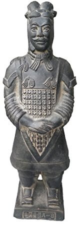 Terracotta Warriors, China, Qin Dynasty Terra Cotta Warriors Skulptur Home Display Tisch Geschenk Multi Präsentation 22 cm hoch, General