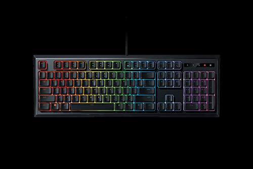 Razer Ornata Chroma - Mecha Membrane Gaming Keyboard with Mid-Height Keycaps, Ergonomic Design, UK-Layout, RGB Chroma Backlight
