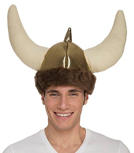 viving Kostüme viving costumes204669 Viking Hat (58 cm, One Size)
