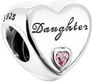 Herz-Charm Daughter Pandora 925er Silber 791726PCZ