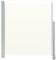 vidaXL Toldo Lateral Retráctil de Patio 140x300 cm Crema Cenador Carpa Pérgola