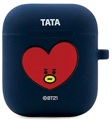 LINE FRIENDS BTS BT21 Neues offizielles Handelsware - Apple Airpods TPU-Hülle (TATA)