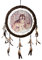 Isideco Traumfänger 50cm Dreamcatcher Wölfe im Schnee