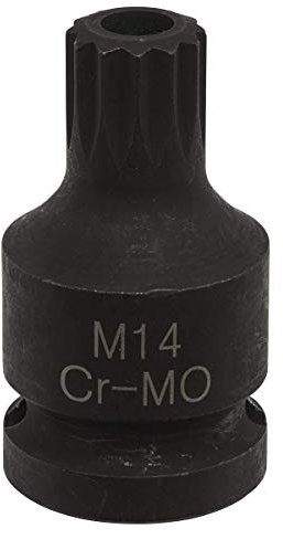 Sealey VS0987 1/2 Sq Drive M14 Security Bit Brake Caliper Socket