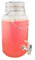 FabFinds Mason Jar Drinks Dispenser with Tap Metal Handles 3.5Litres