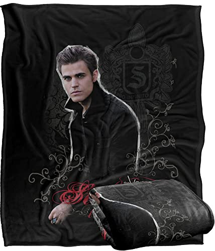 VAMPIRE DIARIES Silky Touch Kuscheldecke, superweich, 152 x 127 cm