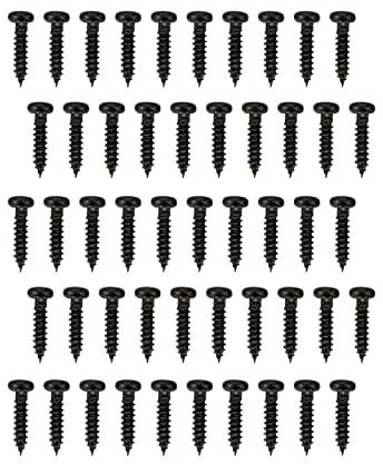 Guitar Tuning Peg Screws, 50 PCS 1.1cm Metal Machine Head Phillips Screws | Chrome, for Electric Acoustic Guitar Bass Tuner Replacement