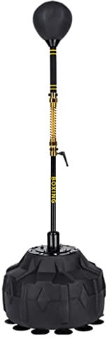 Boxsack Cobra Bag Fitness Reflex Bag Geschenk 4 Ersatzbälle Und Boxhandschuhe Freistehende Workout Punching Ball Speed Bag Boxsack Mit Ständer Und Verstellbarer Höhe