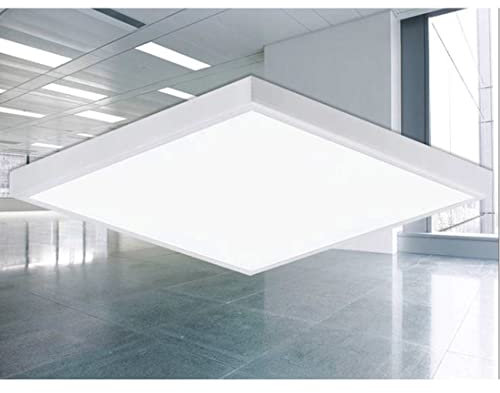 Ledya, Panel LED Superficie Plafon Techo 60x60cm 48W Facil Instalacion con Driver Incluido Cuerpo de Aluminio Luz Uniforme (4000K-Blanco Neutro), Mod.Paris