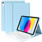 KBCASE Custodia Tastiera per iPad A16 11/10 Generazione,Cover iPad A16 11/10 Generazione con Bluetooth Tastiera (11/10.9 Pollici, 2025/2022), Italiano QWERTY,con Portapenna,Blu