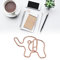 20 Stück Büroklammer Motiv Elefant, Büroklammern in Tierform, Als Deko Oder Lesezeichen, Paper Clips, Metal Colourful Animal Design Paper Clips, Cartoon Bookmarks for Office, School, Notebook