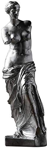 YTOOZ Eros Venus Statue Dekoration, Gestreifte Venus Skulptur Harzmodell, Wohnzimmer Schlafzimmer Bekleidungsgeschäft Dekoration 16 * 15,5 * 48 cm Geschenk