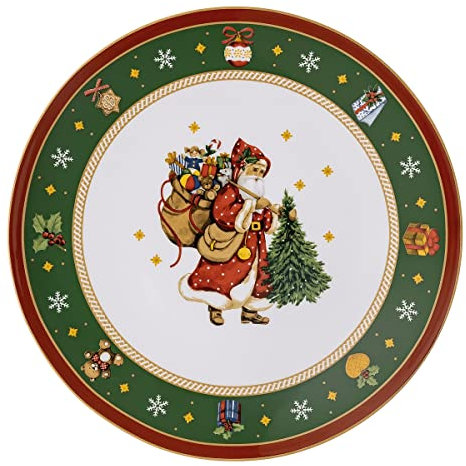 Hutschenreuther Happy Christmas Happy Christm. green Plätzchenteller 31cm