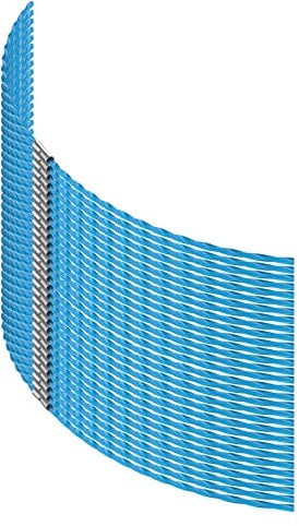 YWNYT Bosch F016800182 Trimmer Line, Extra Strong Cutting Thread Grass Trimmer Spool Thread for ART30 Combitrim Strimmer, 31cm × 3.5mm (30)