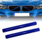 HISports Frontgrill Einsatz 2 Stück, 28cm Streifen Kühlergrill Einsätze Zierleiste Kompatibe mit 5er F10 F11 FO7 6er FO6 F12 F13 7er FO1 FO2 F03 FO4 (Blau)