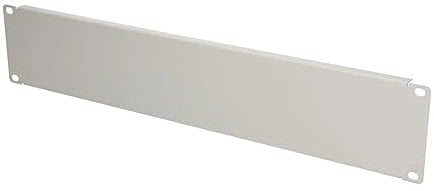 Extralink 2U 19, Frontplatte, Grau, Abdeckplatte für Netzwerkschrank, Serverschrank, Hochwertiges Aluminium, Verbesserung der Leistung von Geräten