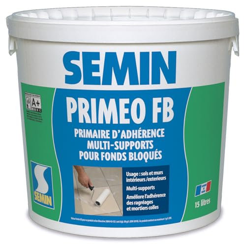Semin Primaire d'Adhérence Priméo FB - Sols - Intérieur/Extérieur - Bidon 15 L