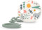 Suavinex Portaciuccio, Catenella con Clip, per Bambini +0 Mesi, Adatto ai Neonati, Walk in the Park Verde