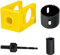 Door Lock Installation Kit, 4Pcs Yellow Door Lock Jig, ABS Door Handle Jig with Door Lock Hole Saw for Installing Deadbolts and Locksets