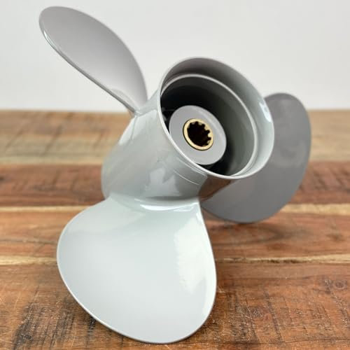 GeBOOTE24 An- & Verkauf Boot Propeller Aluminium für Honda 25-30 PS Außenborder 9-7/8 x 12 ' 10 Zähne 3 Blatt 58130-ZW2-F01ZA