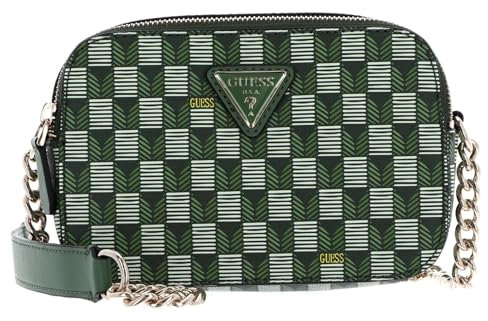 GUESS Vikky II Camera Crossbody Green Logo