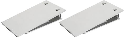 Natudeco 1 Paar Rollstuhlrampe, Schwellenrampe, Rollstuhleinstieg, Aluminiumlegierung, Mobilitätszugang, Schwellenrampe für Haustüren, Badezimmer, Zuhause