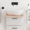Encimera de baño Madera Maciza tratada marrón Claro 40x50x2 cm，Lavabo sobre encimera, Lavabo de tocador, Lavabo sobre encimera para baño