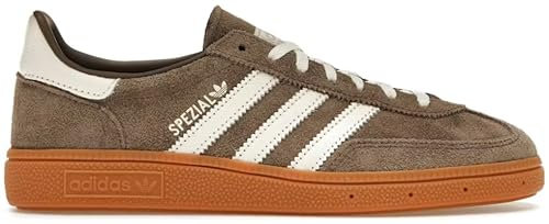 adidas Originals Handball Spezial, Wonder Silver/Off White/Gum, Brown Earth Gum, 8 Women/7 Men