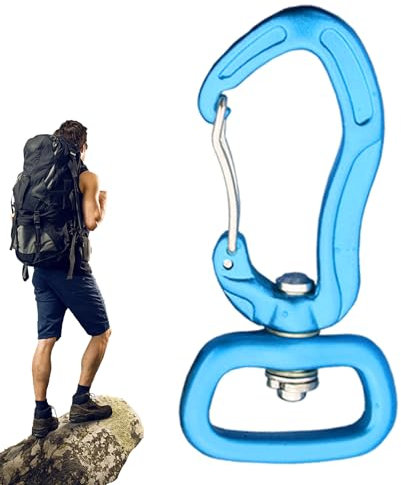 Clip Carabiner small, Carabiner small, Camping D Ring Haken Clip zum Klettern Camping Felsiges Rappelling