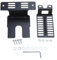 Heavy Duty Metal Rotisserie Motor Bracket Set for Grilling and Picnic Use