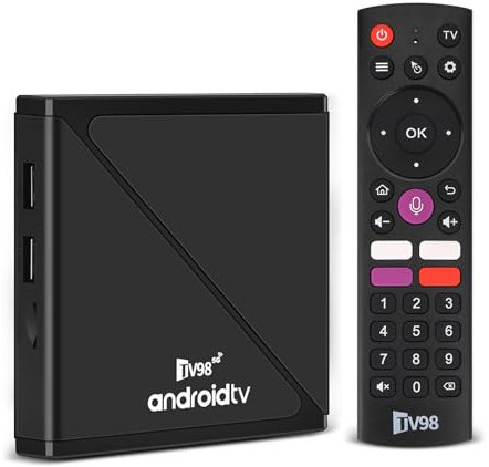 8K Ultra HD Android 14.0 TV-Box – 2,4/5G WLAN, Streaming Box Allwinner H313 Quad-Core, 1 GB RAM, 8 GB ROM, unterstützt HDR10+ und Dolby Vision, kompatibel mit den wichtigsten Online-Medienplattformen