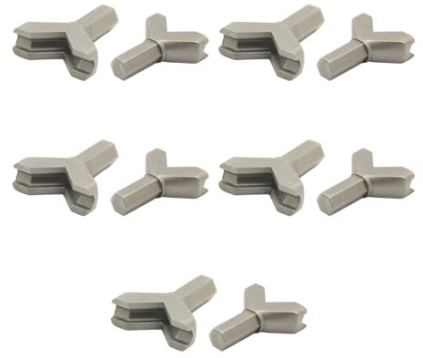 10pcs Y Shape Cup Haken Installationsinstallateur Nuss Treiber Bit Becher Haken Für Küche Unter Dem Schrank Aufbewahrungsrahmen Punkt Flügel Nuss Treiber Bit
