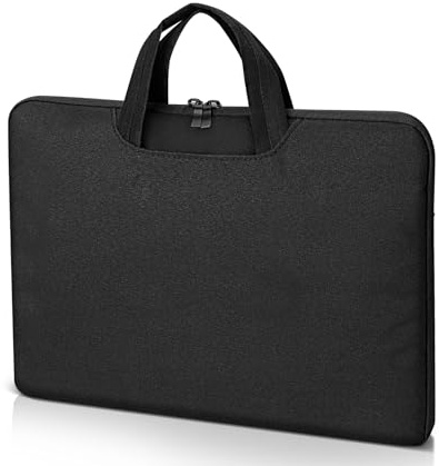 AiQInu 14 Pollici Custodia PC, Custodia Computer Portatile, Borsa Porta PC Impermeabile, Laptop Sleeve con Imbottitura Morbida per MacBook Air/HP/Samsung/Huawei/Lenovo