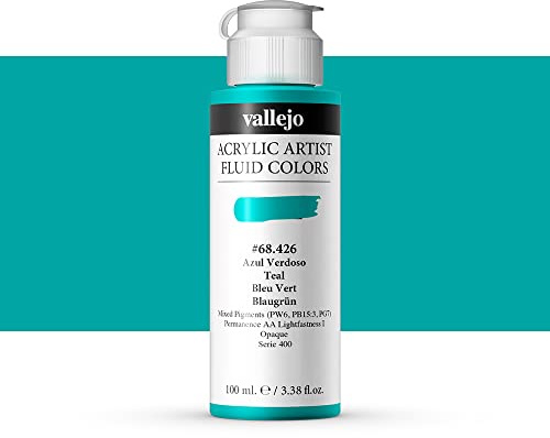 Vallejo Acrylic Fluid Color 68426 Teal (100ml)