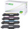 Kineco TN247 TN243CMYK Toner Set kompatibel für Brother MFC L3750CDW DCP-L3550CDW Toner MFC-L3750CDW MFC-L3770CDW MFC-L3710CW MFC-L3730CDN HL-L3230CDW HL-L3210CW (4er Set)