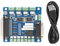 CNC-Schrittmotortreiberplatine ， -Schnittstelle 5-Achsen-CNC-Schrittmotortreiber-Controller-Breakout-Platine für CNC-Router-Gravierfräsmaschine