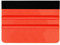 Ewrap Plastic Felt Edge Squeegee,10x7cm, Vinyl Applicator Wallpaper Smoother Window Tint Squeegee, 1Pcs, Red