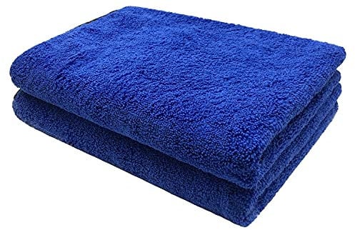 VAIYNWOM 2er Set Mikrofasertücher Autopflege, 60x90CM Große Trockentüch Weich Microfasertüch zum Autoreinigung, Wischen Sie das Auto vor dem Polieren und nach der Reinigung ab, Lackschonend