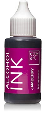 Etter Art hochwertige Alcohol Farbe für Kunstharze I Färben Sie Ihr Epoxidharz mit unseren Inks I Hohe Pigmentierung & keinen Braunstich mit unseren Farben I Jambarry