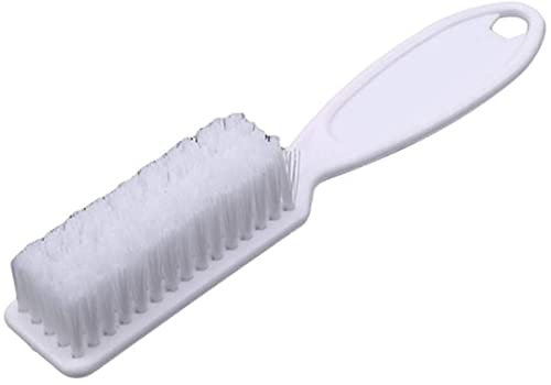 U-M PULABOBrosse à Ongles de Nettoyage poignée brosses à récurer Brosse en Plastique avec Poils Souples pour manucure pédicure Femmes Enfants Fournitures d'ongles, Blanc Useful and Deft