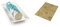 silikomart 25.075.63.0065 Moule Starlight, Blanc & 23.071.63.0065 Tapis et Feuilles de Cuisson, Silicone, doré, 25 x 18,5 x 0,6 cm
