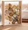 JOSON Bilderrahmen aus Holz, getrocknete Blumen, dekorativer schwimmender Bilderrahmen (20,3 x 25,4 cm)