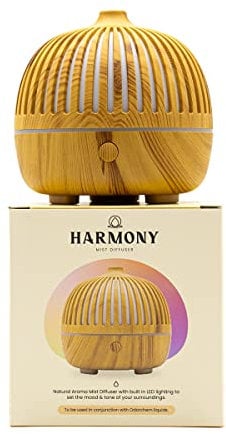 PowAir Harmony LED Mist Diffuser - USB Odour Neutralising Diffuser, Remove Unwanted Odours and Freshen your Home