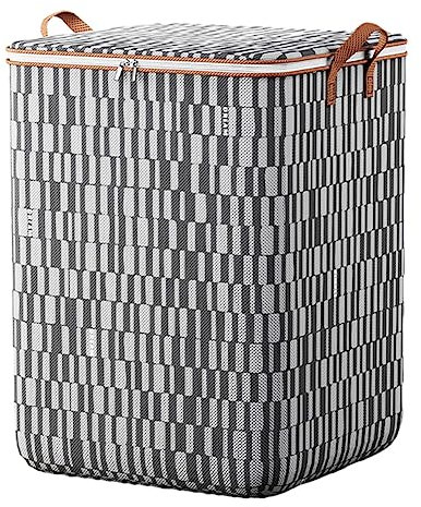 RuiDay 180L Aufbewahrungstasche Groß,Aufbewahrungsbox mit Deckel Wasserdicht Verdickt,Faltbar Kleideraufbewahrung mit Robustem Griff&Stabilem Reißverschluss für Bettdecken Kleidung (180 L)