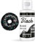 Fettlösliche Lebensmittelfarbe für Schokolade - 60ml Ölbasis Lebensmittelfarben für Fondant, Torten Dekoration, Backen - Flüssige Food Coloring für Kakaobutter, Buttercream, Kuchen (Schwarz)