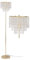 firstchoicelighting Modern Jewelled Floor Lamp Standard Light, Polished Gold with Acrylic Crystal Shade, Glam Floor Light 153cm