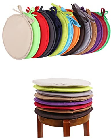 MAGICLULU 1stk Rundes Bürokissen Runde Stuhlkissen Rundes Stuhlkissen Stuhlhussen Stuhlkissen Rundes Bodenkissen Stuhlsitzkissen Autositzeinlage Lordosenstütze Kopfkissen Student Haushalt