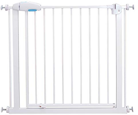 FLYIFE Haustier-Laufgitter, Sicherheitsgitter Für Hunde Und Katzen, Automatisch Schließendes Treppengitter, Einhandbedienung, Treppengeländer/High 75Cm/99-106Cm