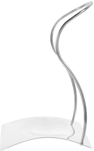 MAGICLULU Hot Pot Spoon Holder Spoon Drain Rack Sturdy Spoon Rest Ladle Holder Sturdy Spoon Holder Kitchen Accessories Crab Spoon Holder for Pot Stainless Steel Small Spoon Vertical